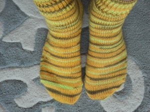 Finished pair of socks!
